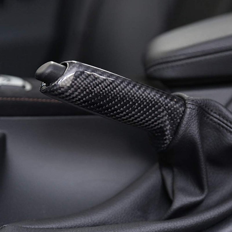 AIRSPEED Carbon Fiber Car Handbrake Cover Grip Handle Lever for BMW 1 2 3 4 Series F30 F10 F20 F21 F34 GT F32 F33 M3 M4 F80 F82 Accessories, Not for E Series - Image 2